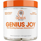 Genius Joy product displayed on table – supports stress relief and focus